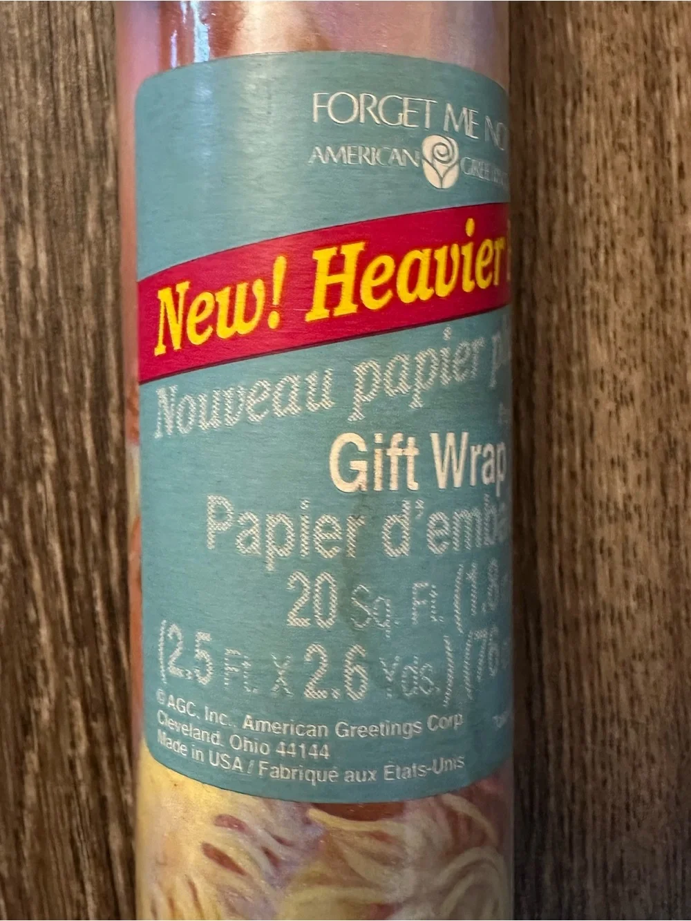 American Greetings roll decorative